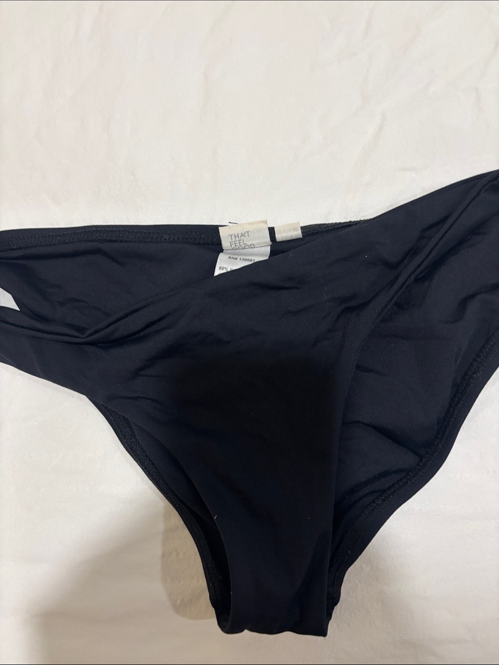 L*space Women’s Black Swim Bikini Bottom -full cut small